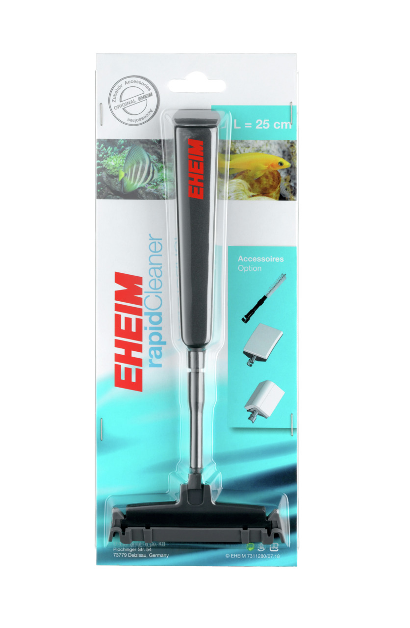 EHEIM rapidCleaner, Reinigungswerkzeug für Aquarienbesitzer, 25 cm, ideal für gründl. Reinigung von Aquarienscheiben.
