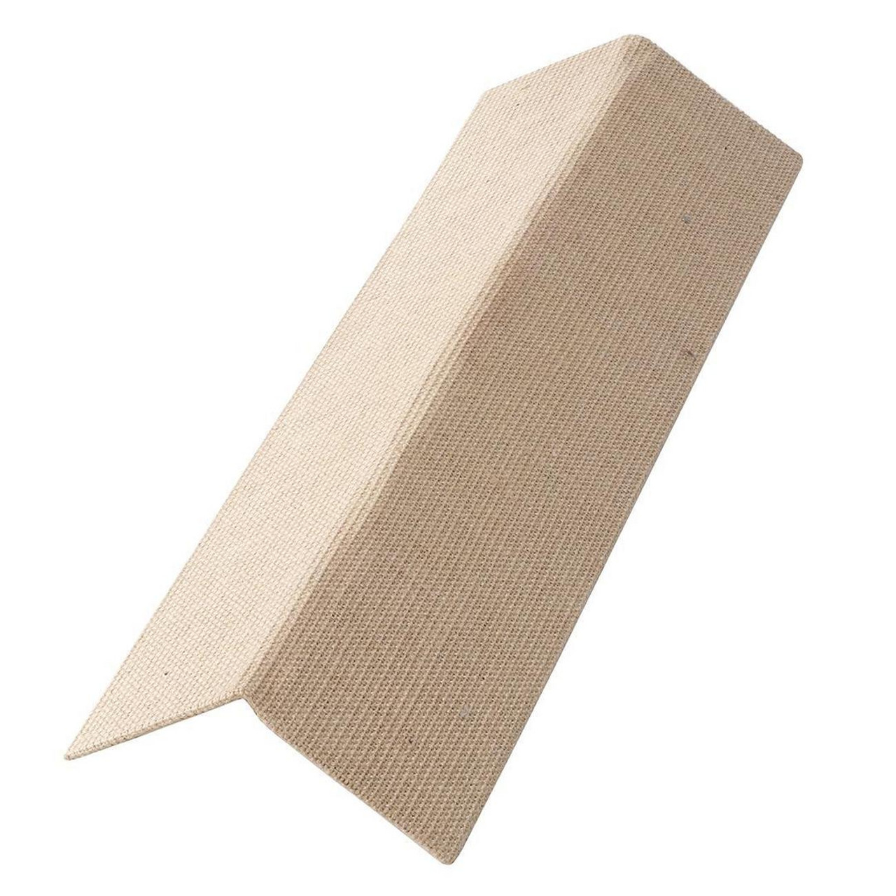ebi Eco Scratcher Corner Kratzbrett für Katzen, Sisal, dreieckig, schützt Möbel, nat. Farbe, ideal für Ecken.