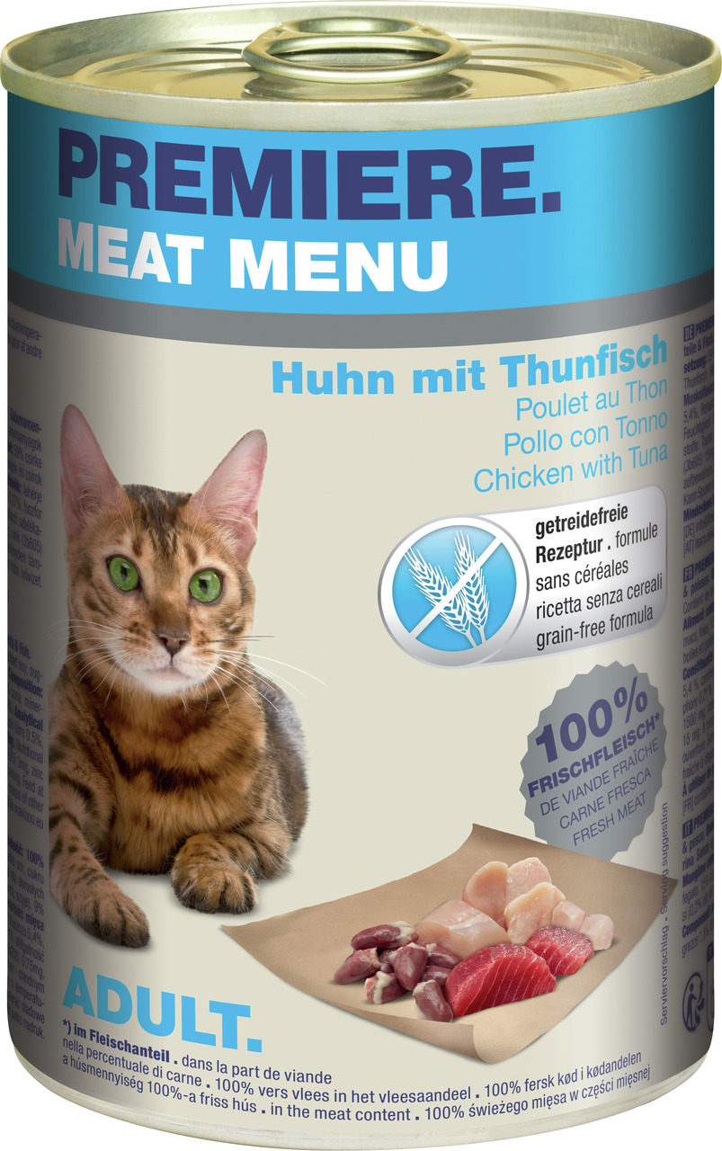 PREMIERE Meat Menu Adult Huhn und Thunfisch 400 g