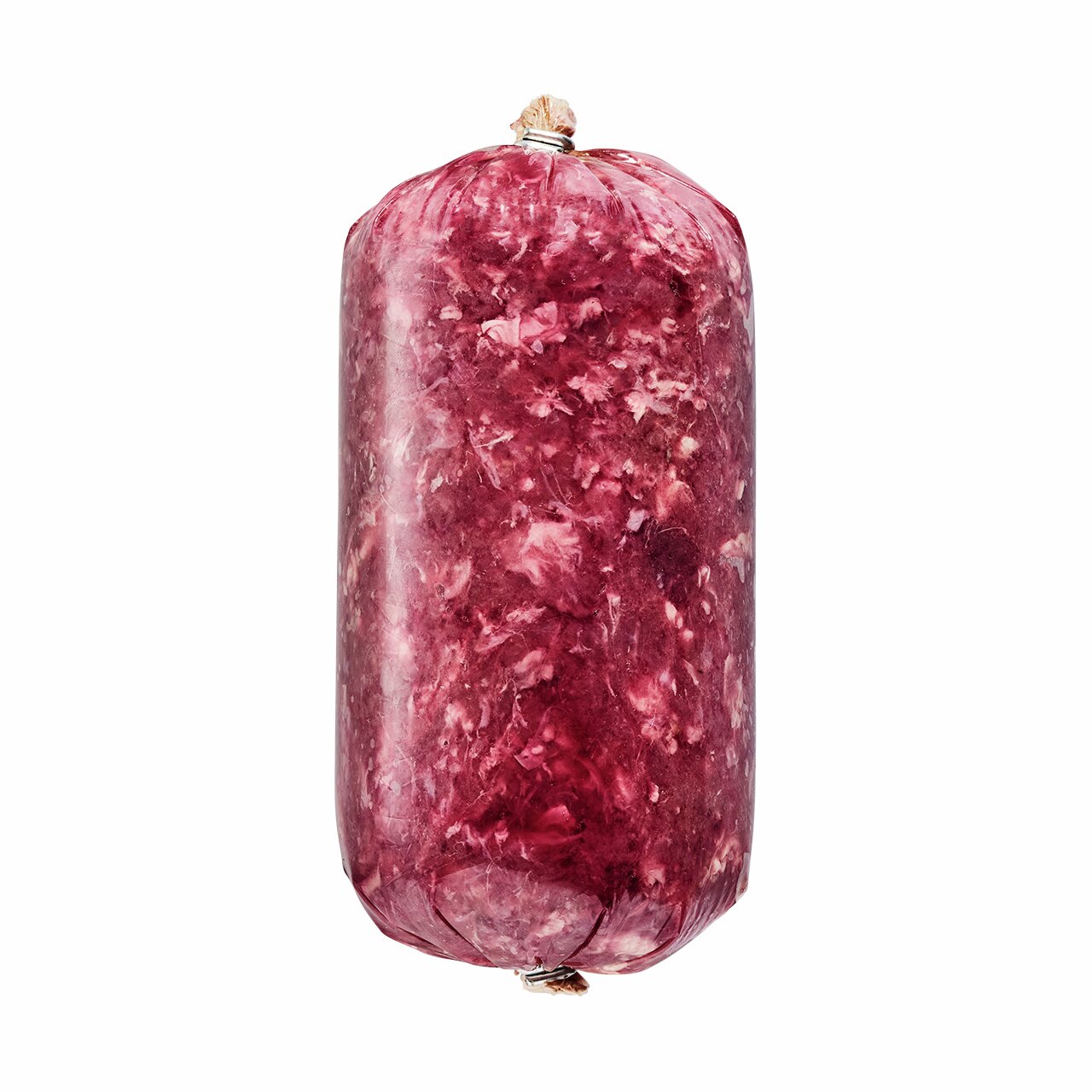 Lottis Häppchen Nassfutter, Hund, Rind, 500 g, vakuumverpackt, hochwertige Qualität, fleischige Konsistenz, ausgewogene Ernährung.