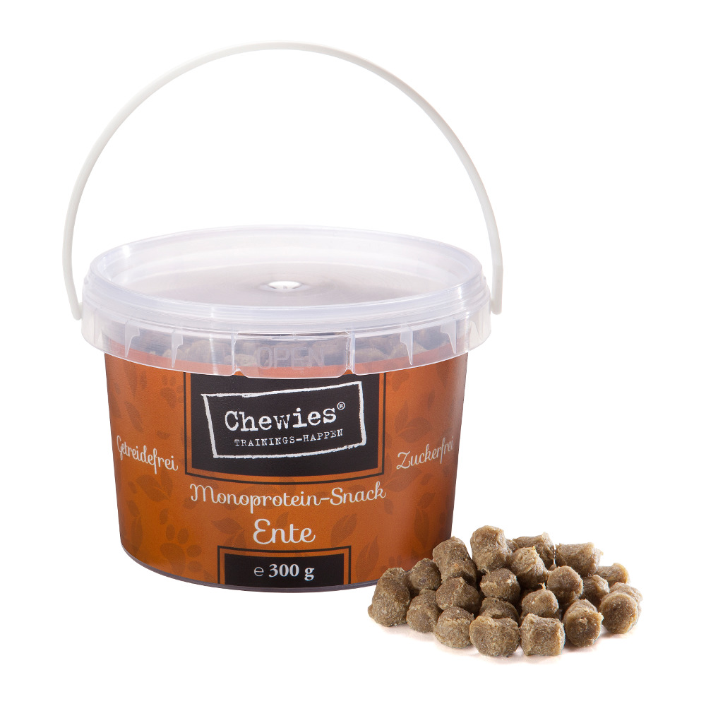 Chewies Trainings-Happen Ente 300g Hundesnack