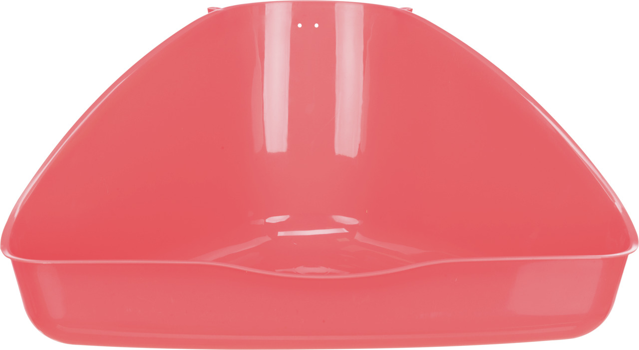 TRIXIE Ecktoilette 4011905625522, für Kaninchen & Kleintiere, robust, leicht zu reinigen, platzsparend, hygienisch, Kunststoff.