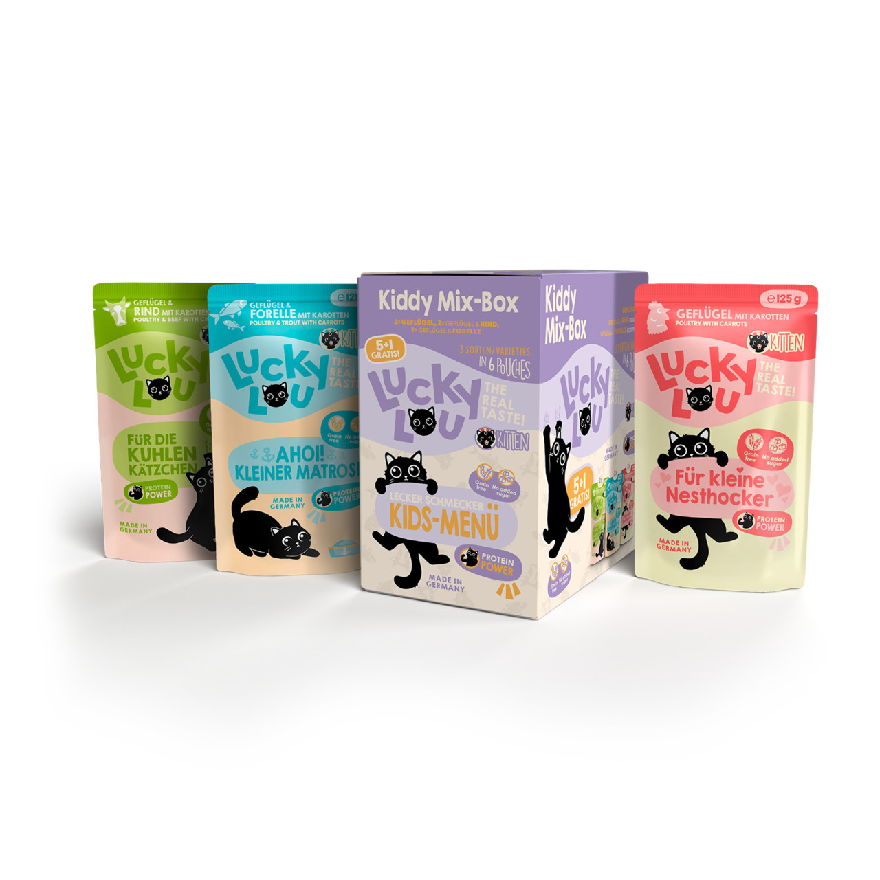 Lucky Lou Kitten Multipack 5+1 125 g