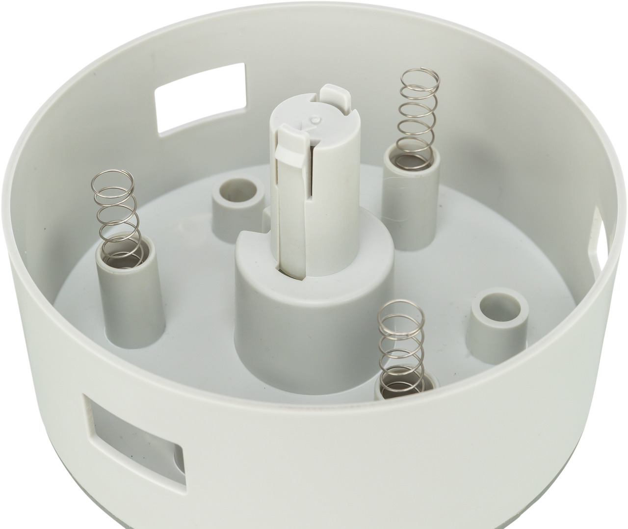 TRIXIE Cat Activity Snack Ball, Spielzeug f. Katzen aller Altersgruppen, weiß, mit Öffnungen & Federn, fördert Beschäftigung.