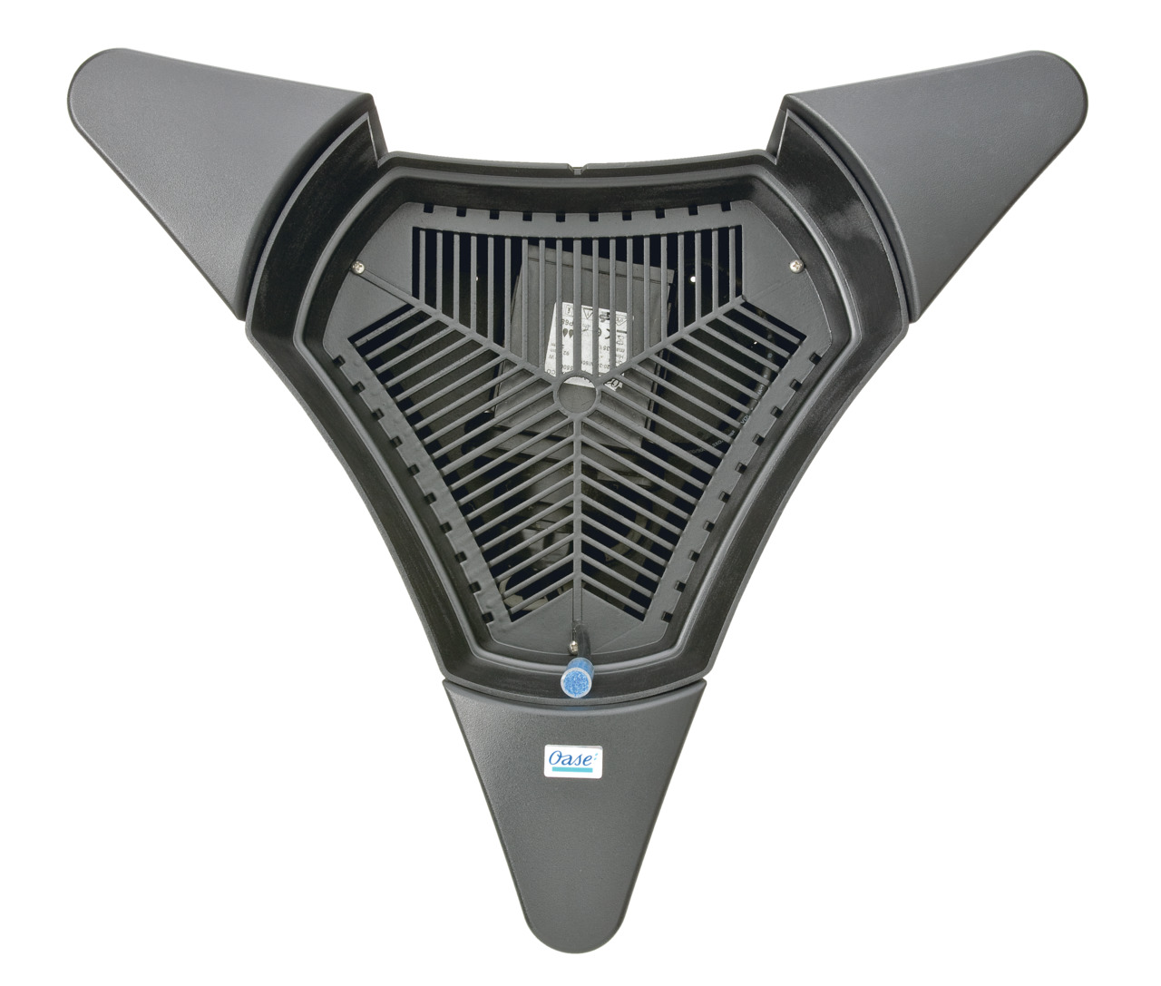 Oase AquaSkim 40, Oberflächenskimmer für Teiche, schwarz, robust, wetterbeständig, entfernt effizient Schmutz von der Wasseroberfläche.