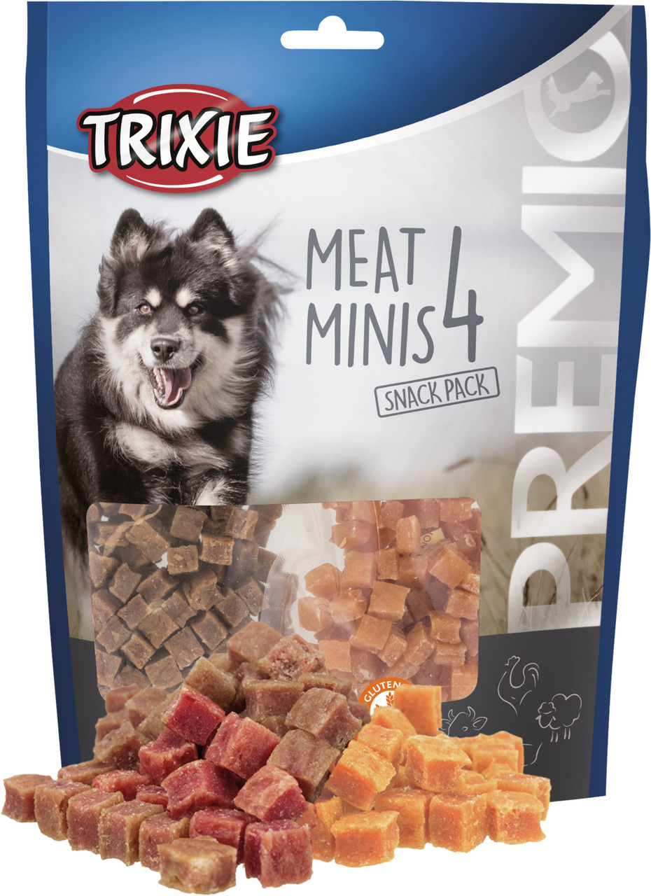 Trixie Premio Meat Minis 4 Snack Pack Hunde 4 x 100 g