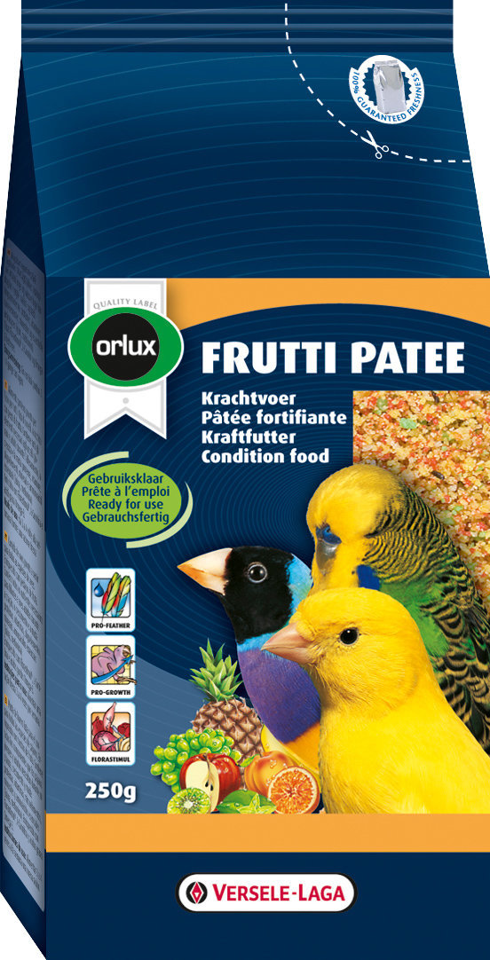 Sparpaket 2 x 250 g Versele-Laga Orlux Frutti Patee Kraftfutter Vogel Ergänzungsfutter