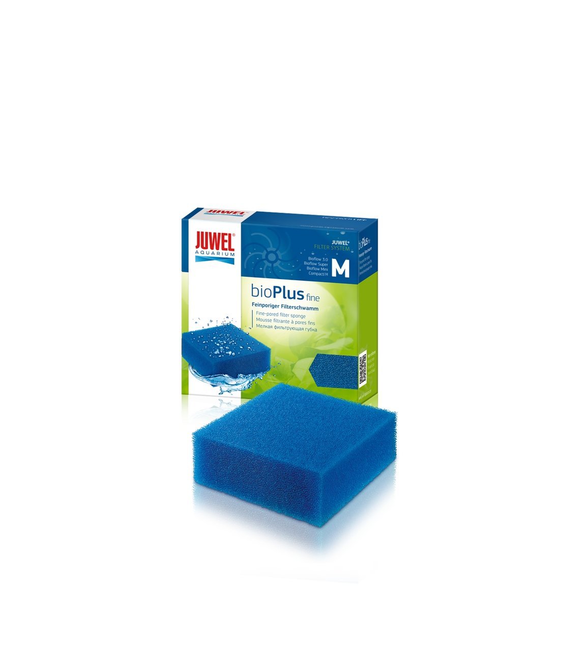 Sparpaket 2 x Juwel bioPlus fine Filterschwamm Aquarium Filtermedium M