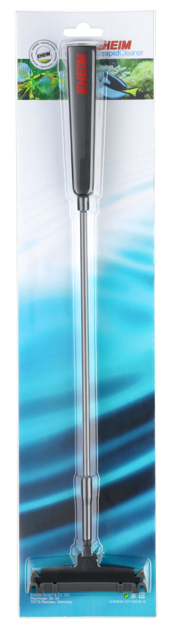 EHEIM RapidCleaner: Scheibenreiniger für Aquarienbesitzer, gründl. Glasreinigung, ergonom. Griff, robuste Klinge, Blisterverpackung.