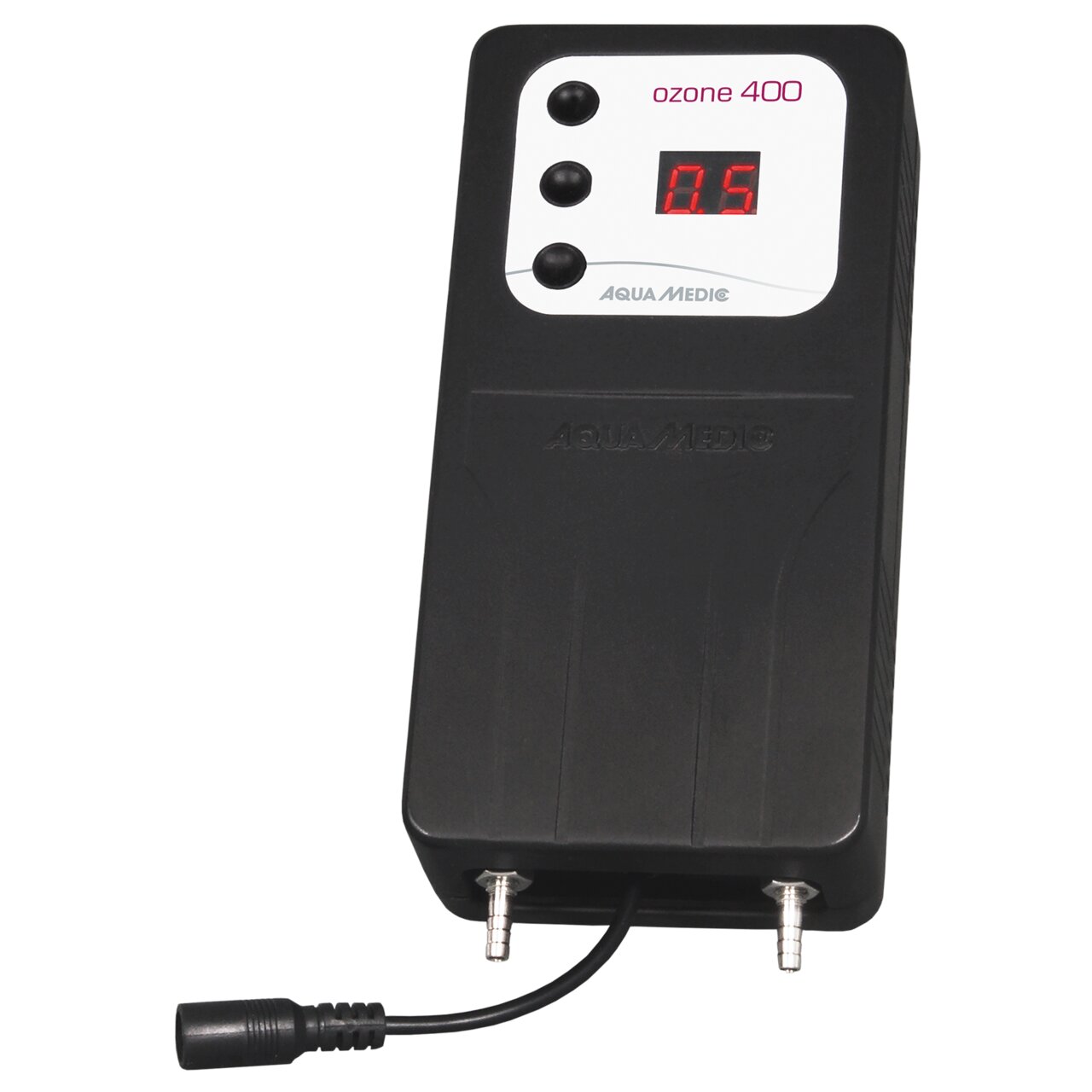 Aqua Medic Ozone 400, Ozonisator f. Aquarienbesitzer, Süß-/Meerwasser, verbessert Wasserquali, digital, kompakt, schwarz.