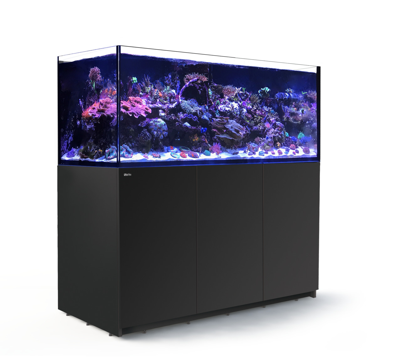 Red Sea REEFER 625 XXL Complete (G2 - Modelljahr 2022) schwarz Meerwasseraquarium mit Unterschrank