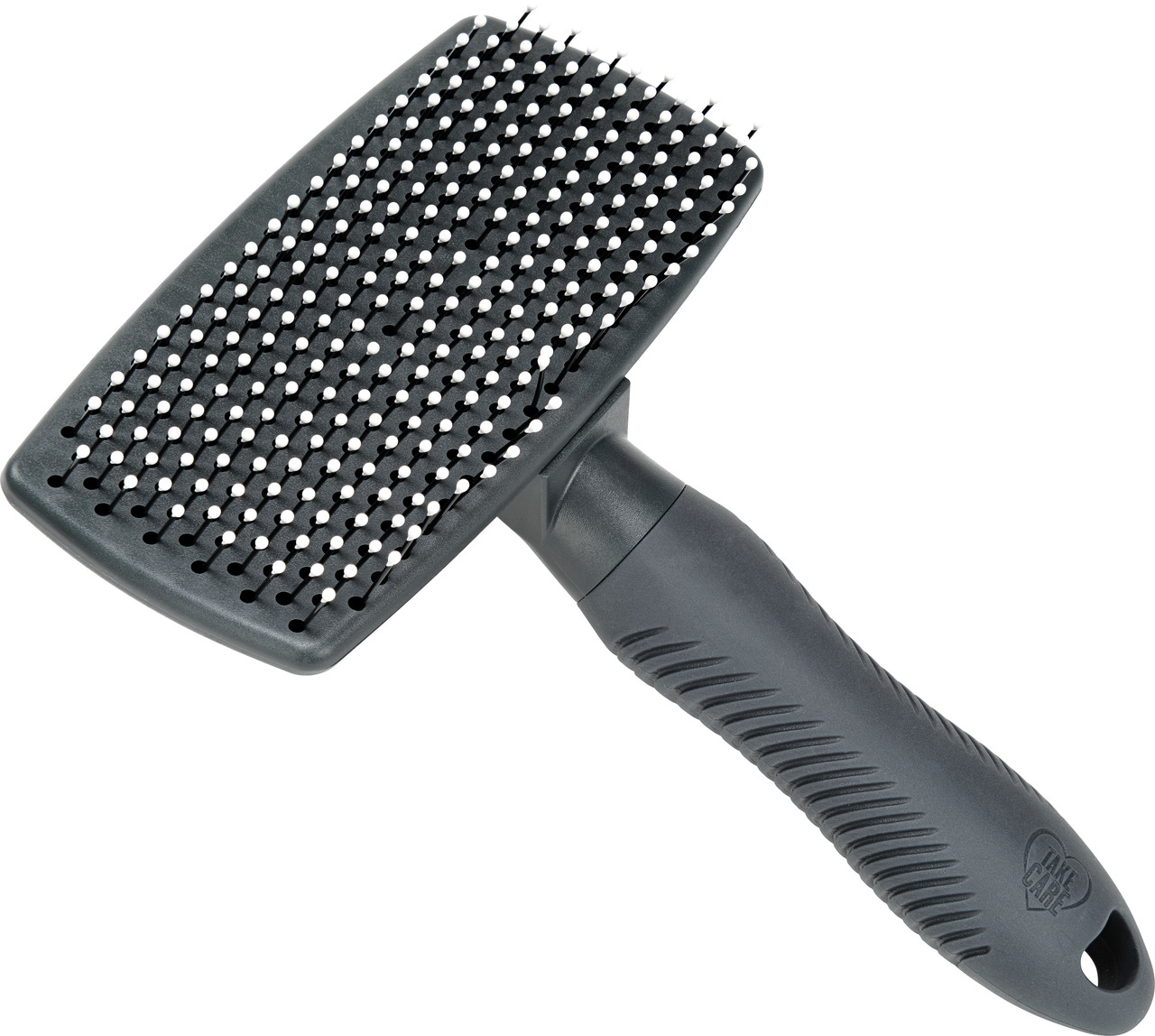 Take Care Entfilzungsbürste für Hunde & Katzen, ergonom. Griff, rutschfest, Metallborsten, sanft zur Haut, ideal für Fellpflege.