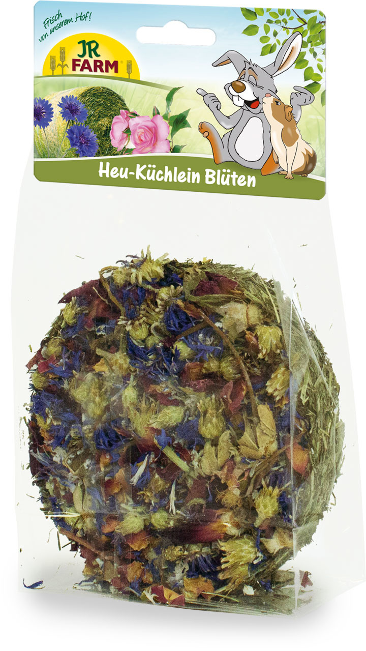 JR Farm Heu-Küchlein Blüten Nager Snack 75 g