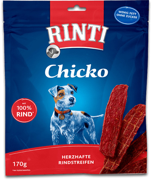 RINTI Chicko Rind 170 Gramm Hundesnack