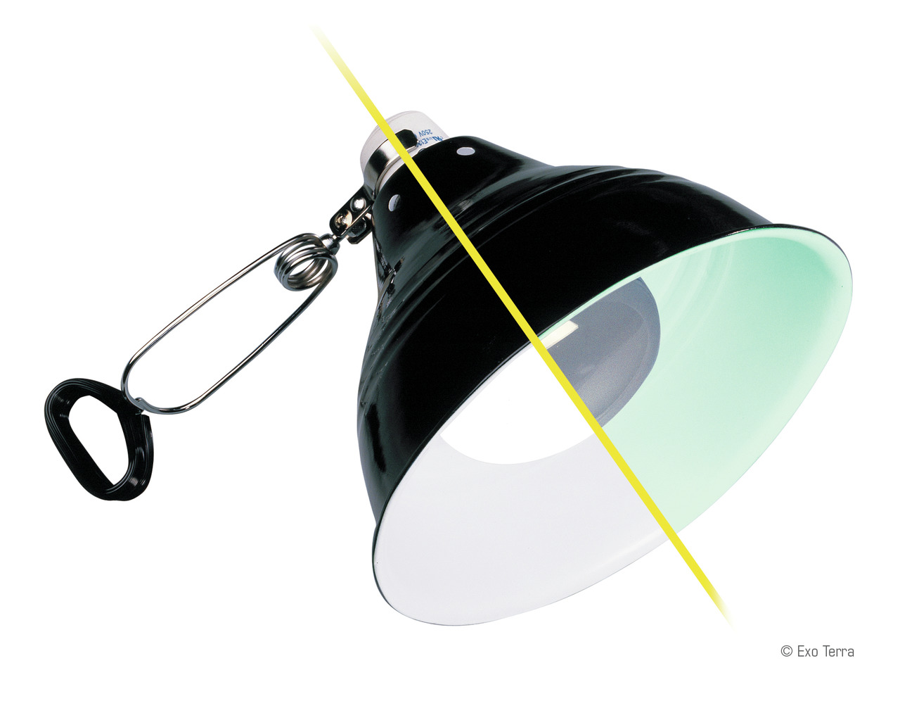 Exo Terra Glow Light 21cm Porzellan-Klemmlampe und Leuchtreflektor Terrarienbeleuchtung