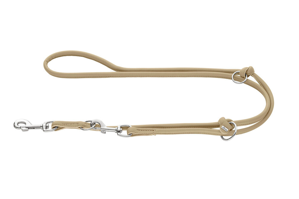 HUNTER Verstellbare Führleine Round Amalfi 10/200 beige