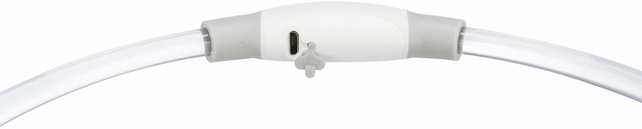 TRIXIE Aqua-Toy für Hunde, weiß, Kunststoff, 2 transparente Schläuche, robust, leicht zu reinigen, ideal für täglichen Gebrauch.