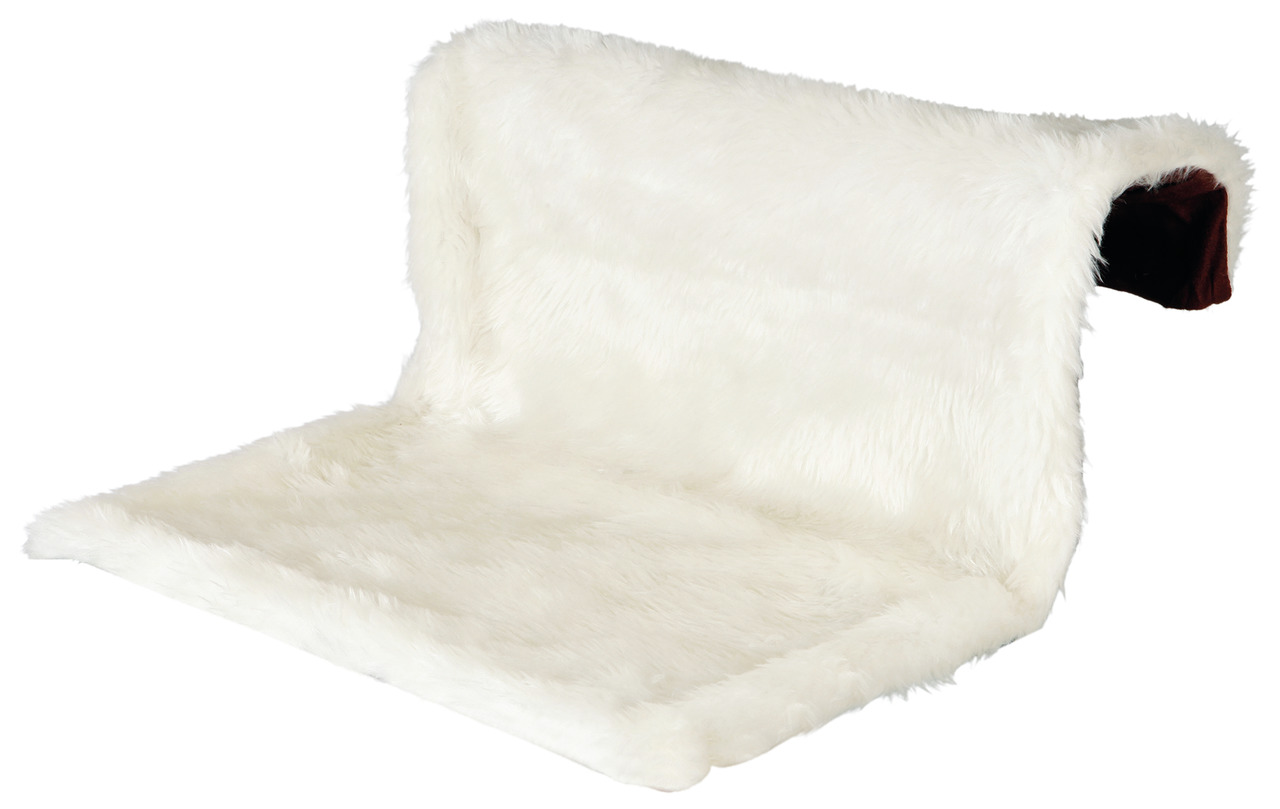 TRIXIE Katzensofa „Liegemulde für Heizkörper“, Plüsch, für Katzen aller Größen, bequem, leicht anzubringen, ideal für kalte Tage.
