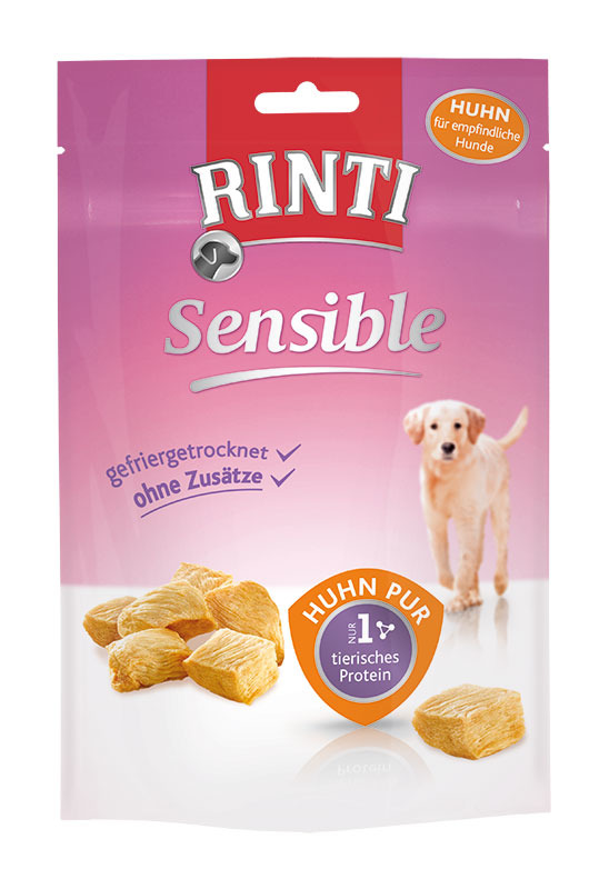 RINTI Sensible Huhn Pur 120 Gramm Beutel Hundesnack