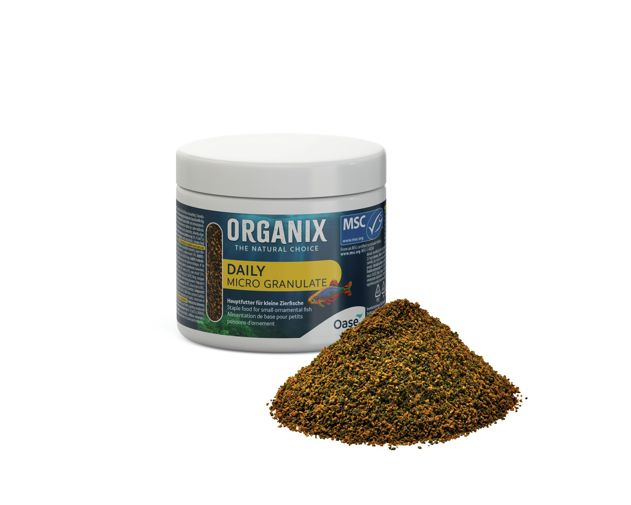 Oase ORGANIX Daily Micro Granulate 175 Mililiter Fischfutter