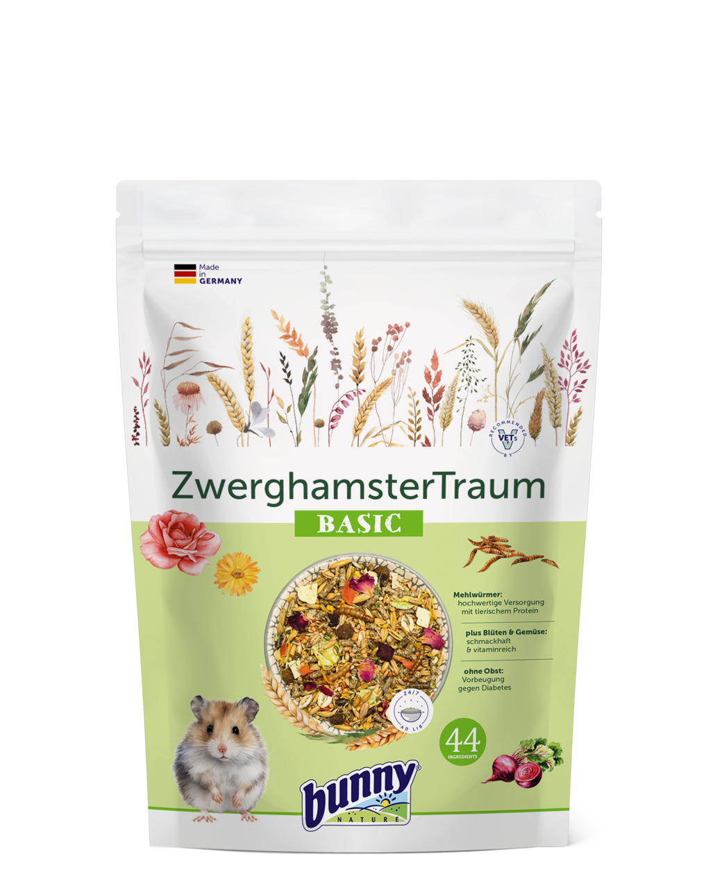 Bunny ZwerghamsterTraum 600g Kleintierfutter