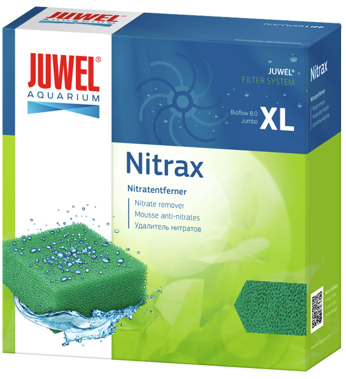 JUWEL "Juwel Nitrax XL", Nitratentferner f. Aquarienbesitzer, grüne Filterschwamm-Optik, passend f. Bioflow 8.0 Jumbo.