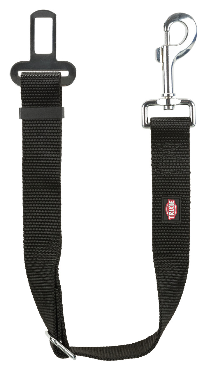 TRIXIE Sicherheitsgurtadapter für Hunde, Nylon, Metallkarabiner, universell, sicherer Transport im Auto, ideal für Hundehalter.