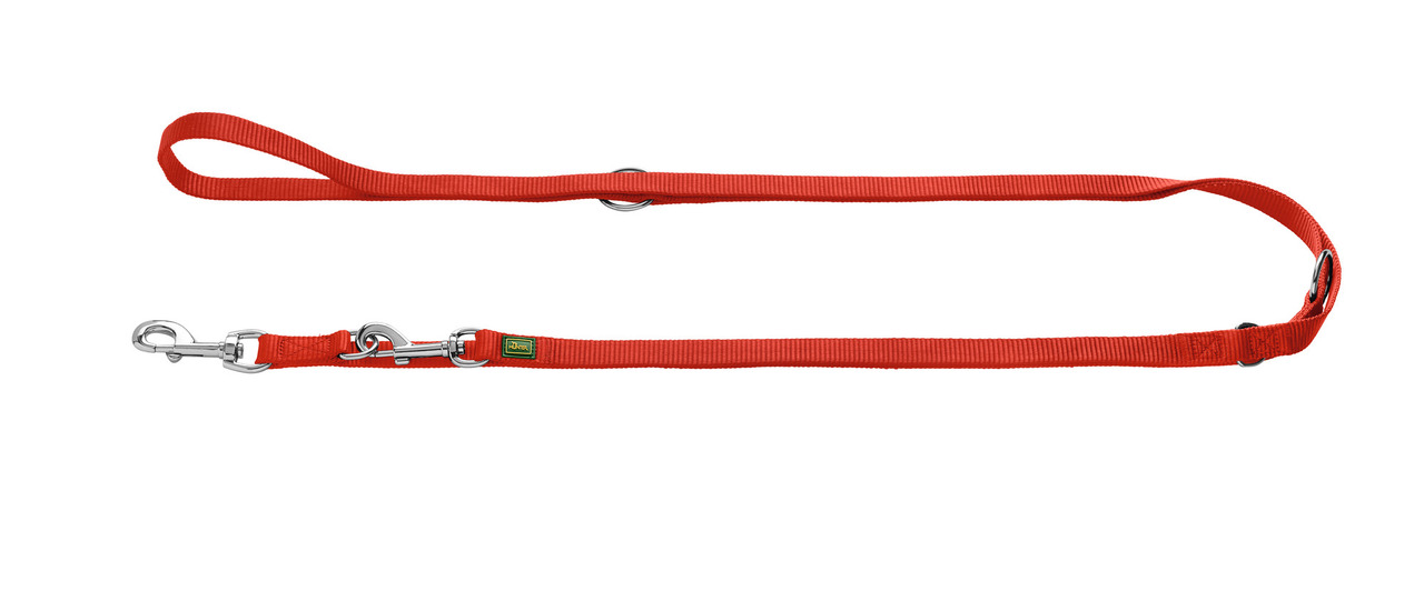 HUNTER Hundeleine, Nylon, für alle Hunde, 2 Karabiner, verstellbar, ideal für Spaziergänge-Training. EAN: 4016739649553.