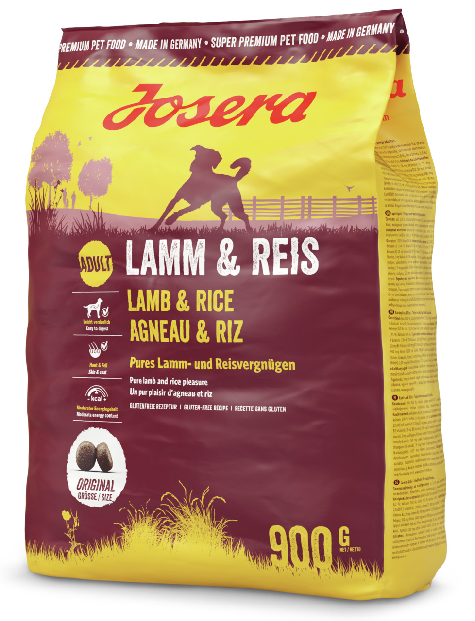 Sparpaket 2 x 900 g Josera Lamm & Reis Hunde Trockenfutter