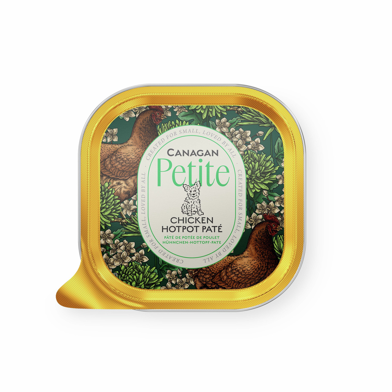 Canagan Petite Chicken Hotpot Paté, Nassfutter f. kl. Hunde, Huhn-Geschmack, 85 g.