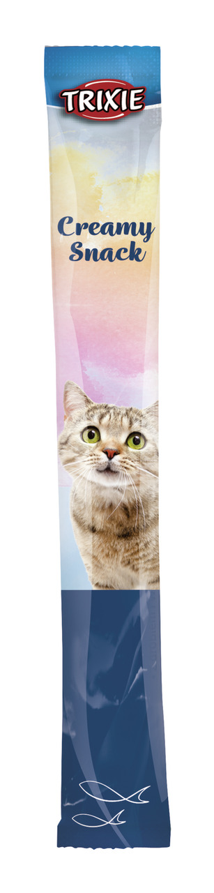 Sparpaket 2 x 70 g Trixie Creamy Snack mit Weißfisch Katzen Snack