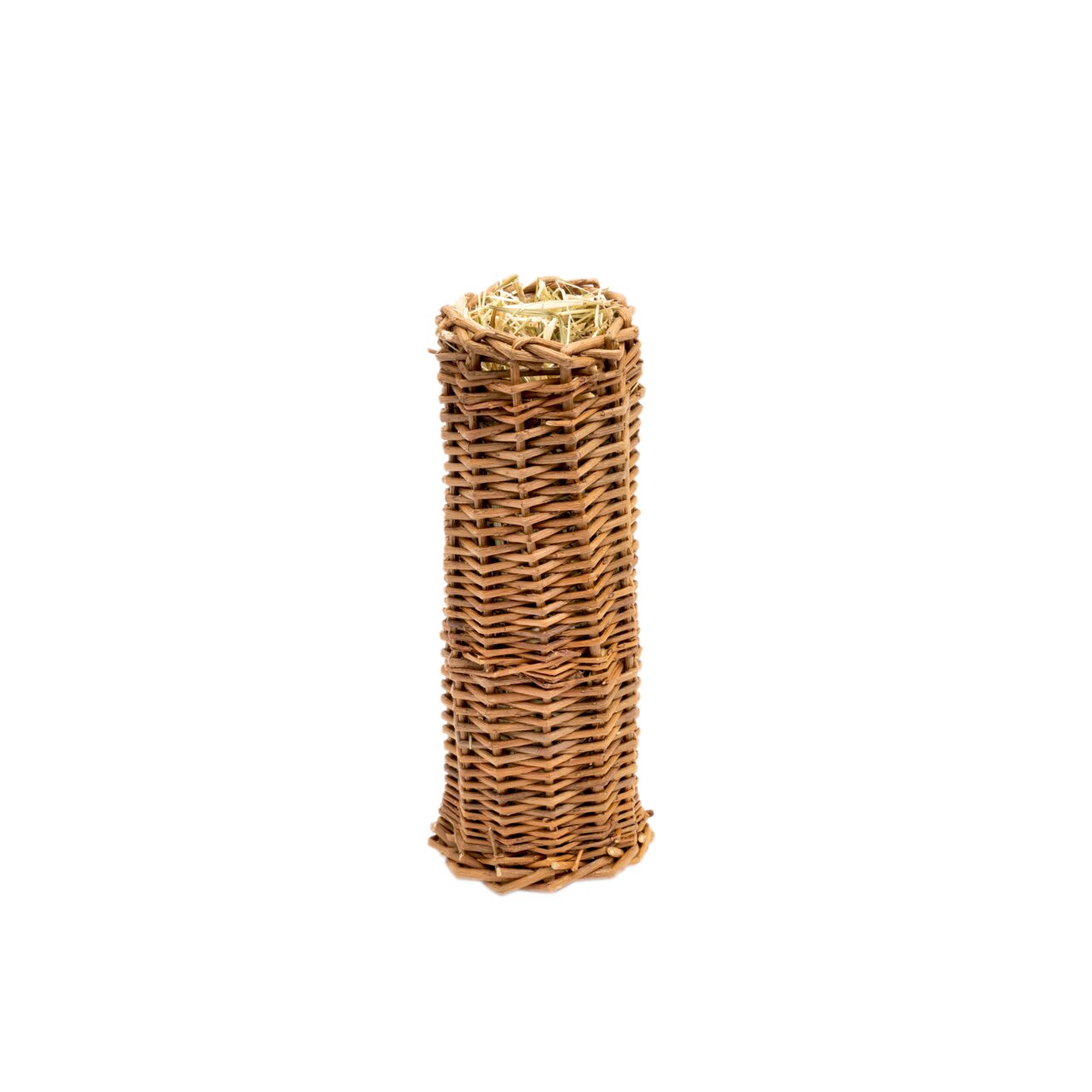 Lottis Freunde Heutunnel f. Kleintiere (Kaninchen, Meerschweinchen), Weidenmaterial m. Heu, z. Knabbern, Spielen, Verstecken.