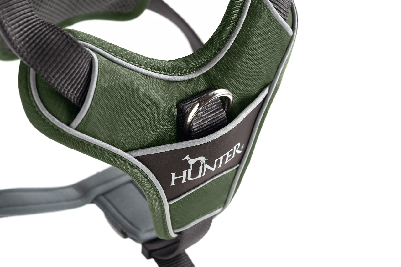 HUNTER Geschirr Divo L-XL grün/grau