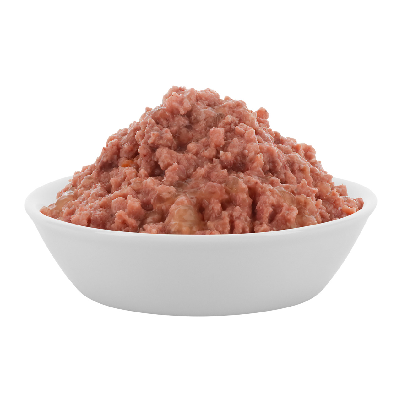 Lucky Lou Nassfutter für ausgewachsene Hunde, Geschmacksrichtung Rind, saftig & stückig, ideal für ausgewogene Ernährung.