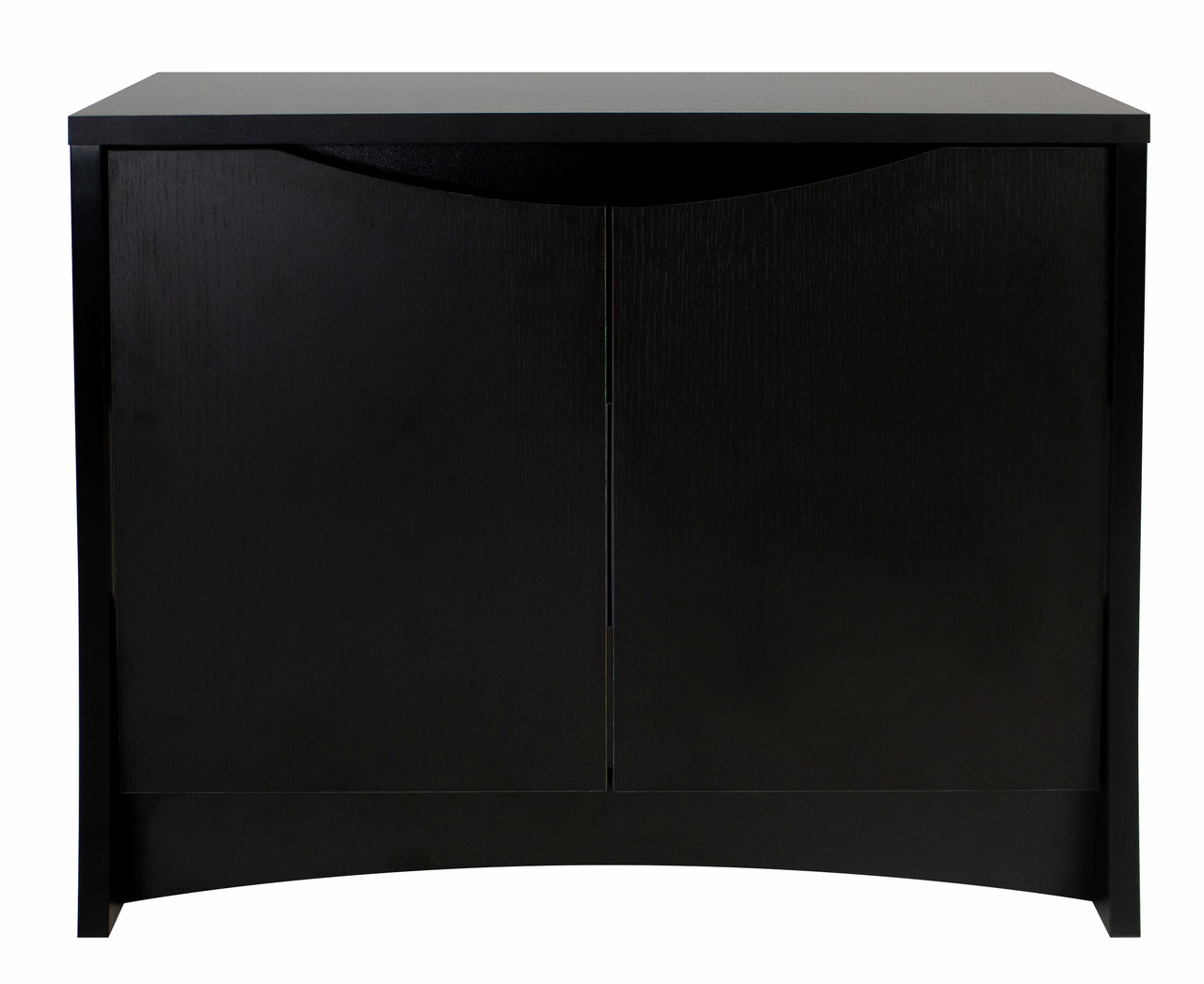 Fluval Unterschrank, schwarz, für Aquarien, glatte Oberfläche, 2 Türen, Stauraum f. Zubehör, ideal f. Aquaristik-Enthusiasten.