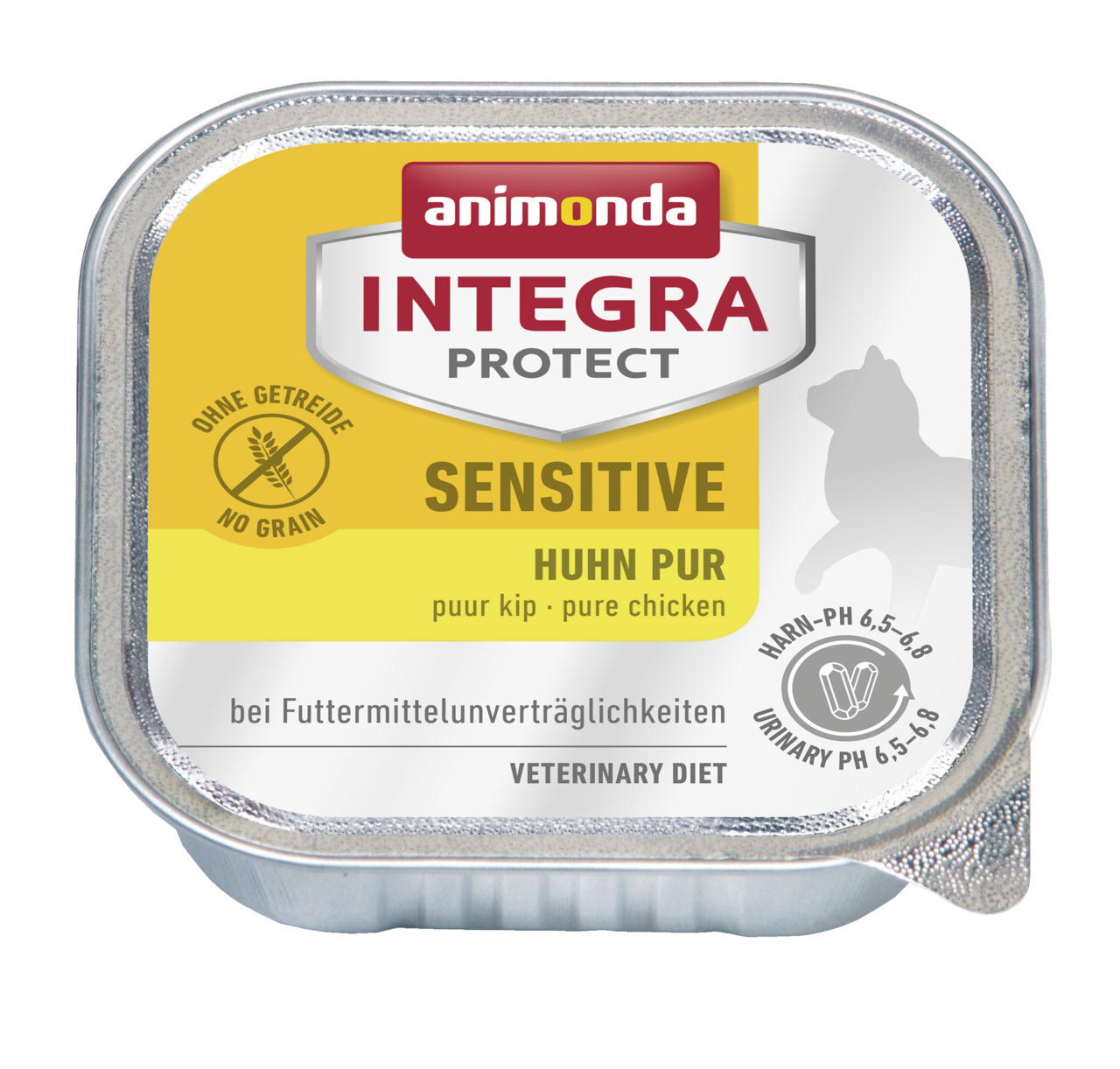 animonda Integra Protect Sensitive Huhn pur 100g Schale Katzennassfutter
