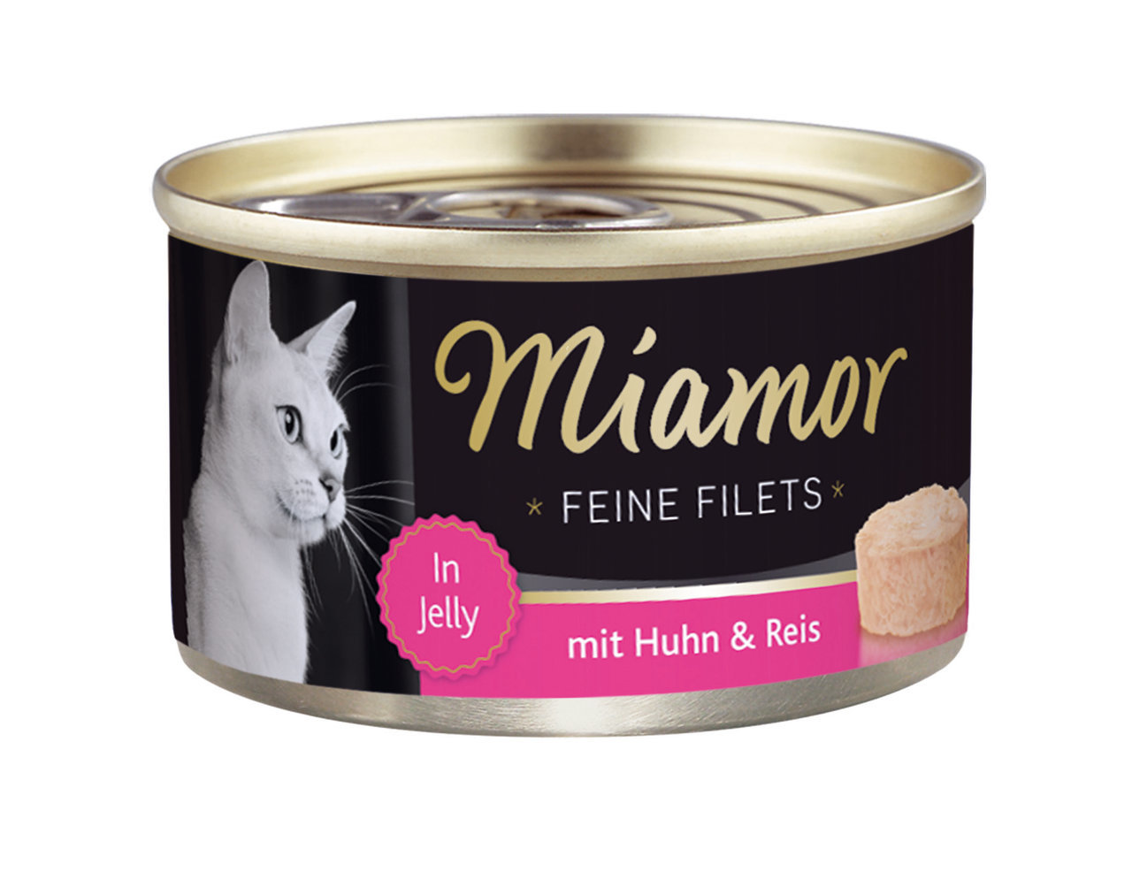 Sparpaket 48 x 100 g Miamor Feine Filets Huhn & Reis in Jelly Katzen Nassfutter