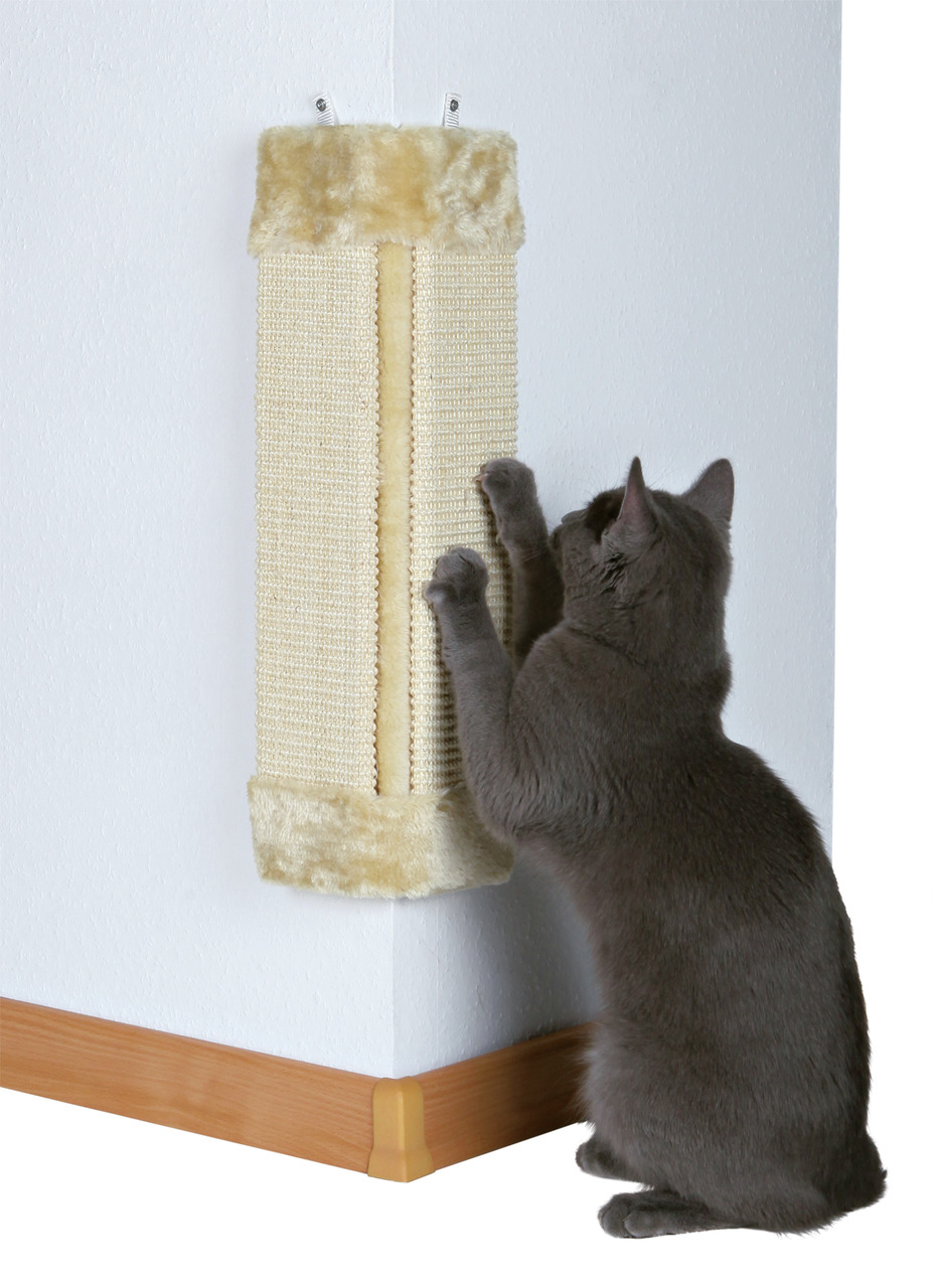 Trixie Kratzbrett für Zimmerecken Katzen Kratzmöbel 23 x 49 cm