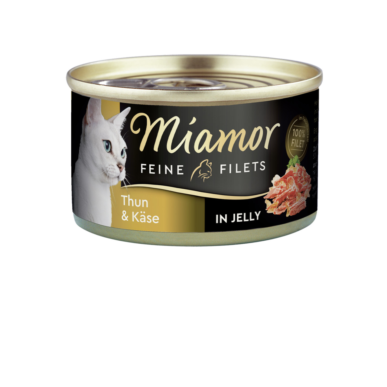 Miamor Feine Filets in Jelly Thun & Käse Katzen Nassfutter 100 g