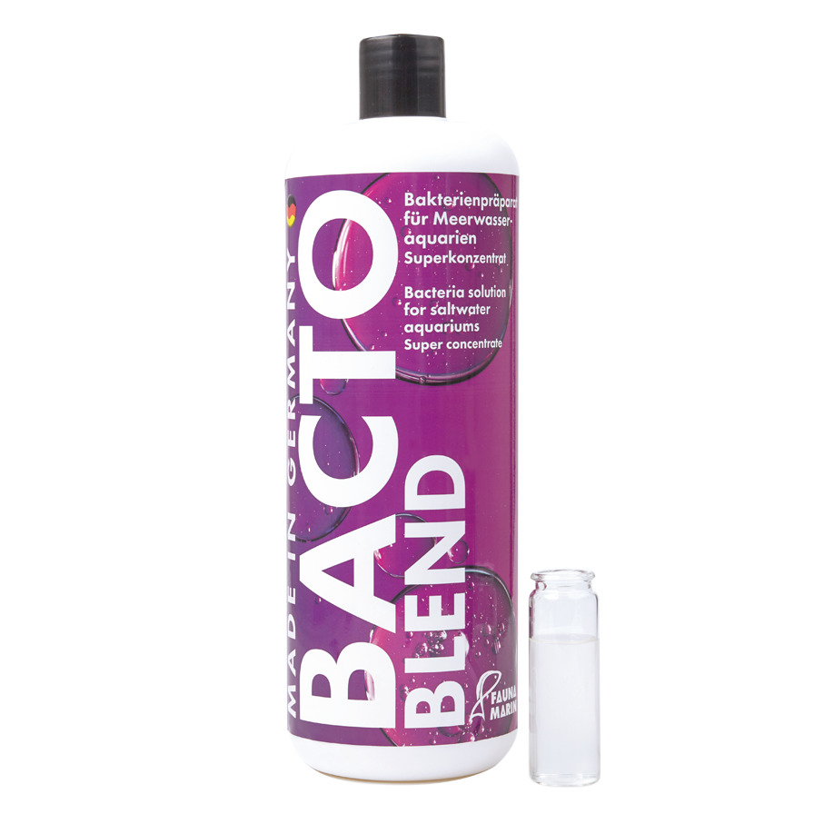 FAUNA MARIN Bacto Blend, Bakterienpräparat f. Meerwasseraquarien, 500 ml, Superkonzentrat, hergestellt in Deutschland.
