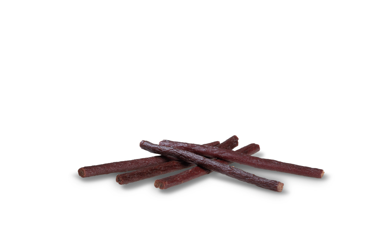 PREMIERE Kausticks für Hunde, Rind, proteinreich, weiche Konsistenz, Belohnung für ausgewachsene Hunde, 125 g.