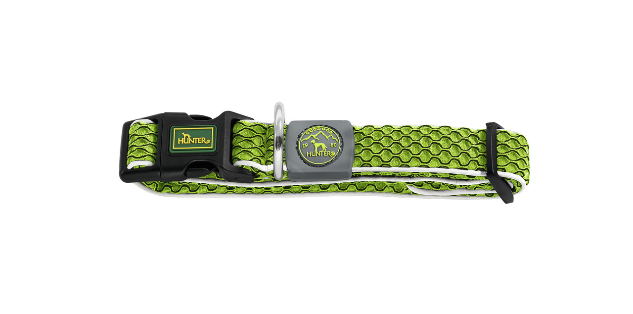 HUNTER Halsung Hilo Vario Premium 45-70/XL Mesh limette