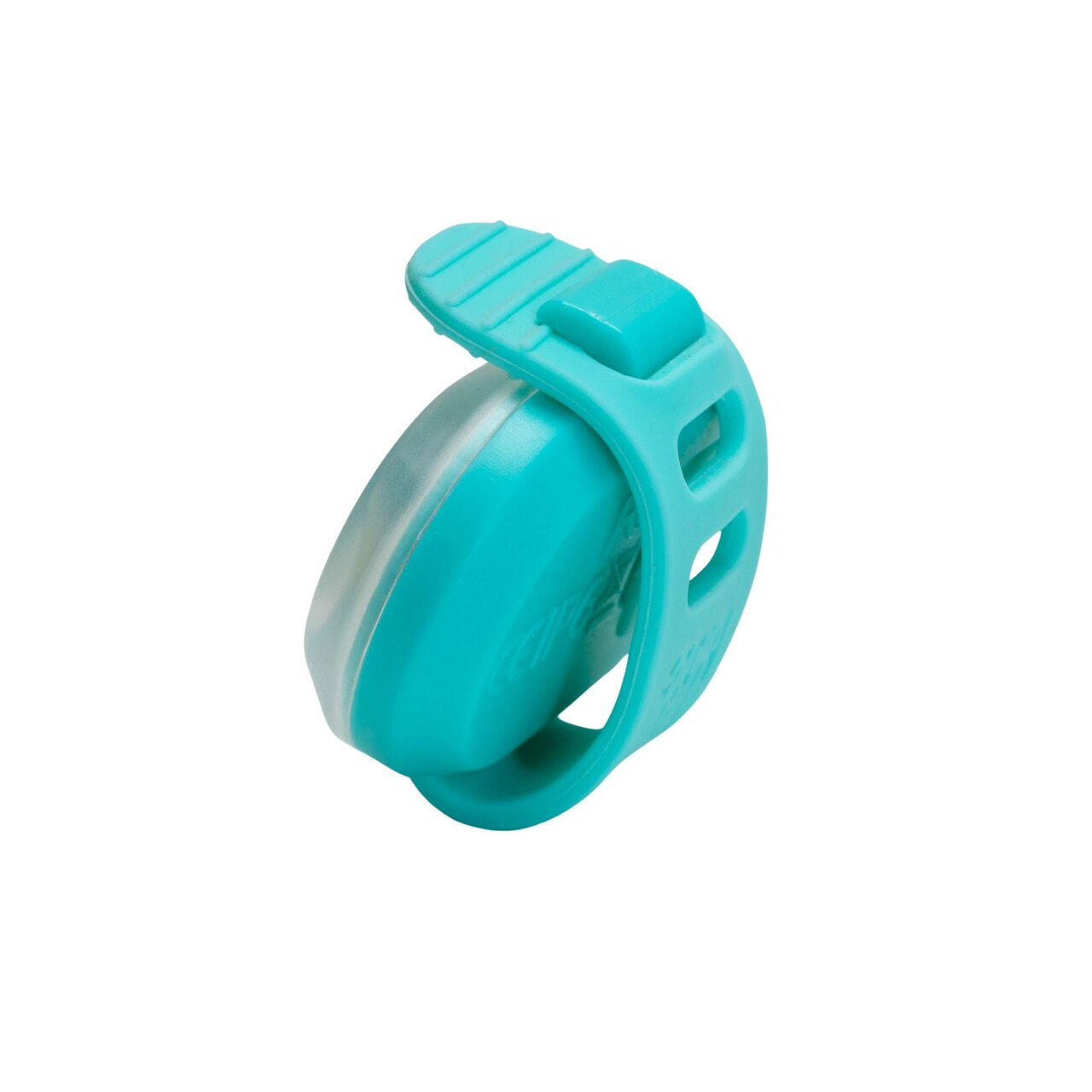 LED-Sicherheitsleuchte Max & Molly für Hunde/Katzen, türkis, leicht, wasserfest, für Halsbänder/Geschirre, Sichtbarkeit+Sicherheit.