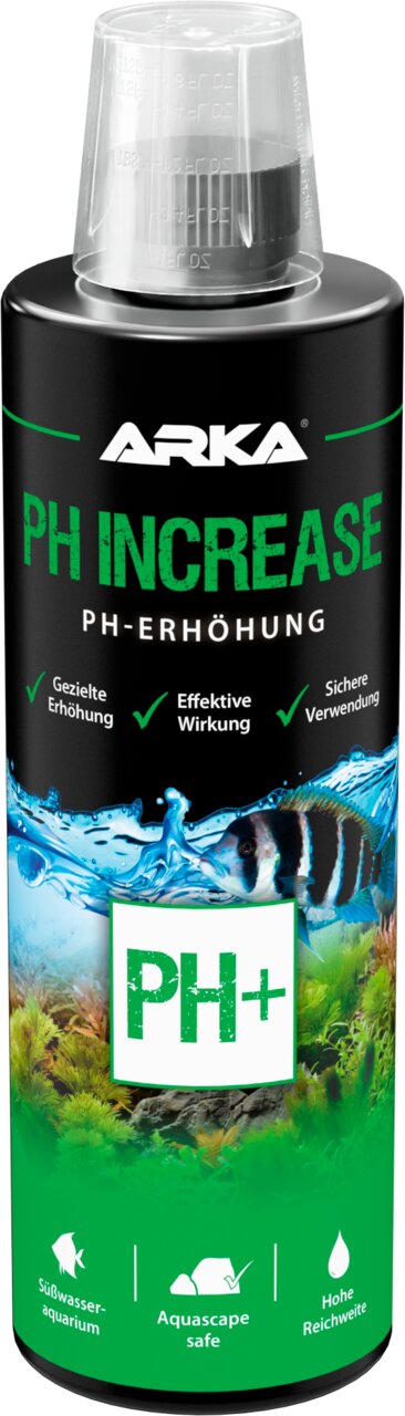 ARKA pH Increase pH-Erhöhung für Süßwasseraquarien, Aquascaping geeignet, effektive Wirkung, sichere Verwendung.