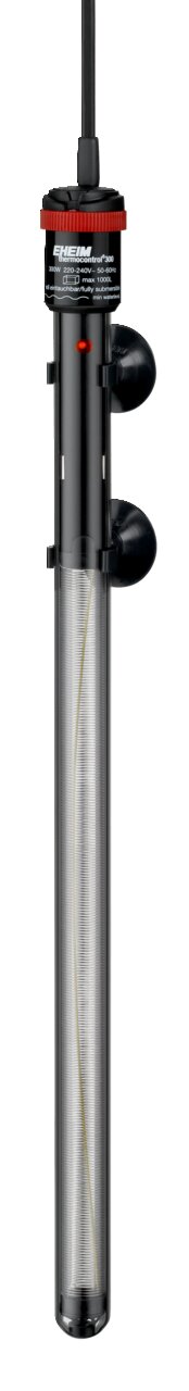 EHEIM Regelheizer 200W, für Süß--Meerwasseraquarien, präzise Temp.regelung, 2 Saugnäpfe, schwarz-rot, ideal für Aquarienliebhaber.