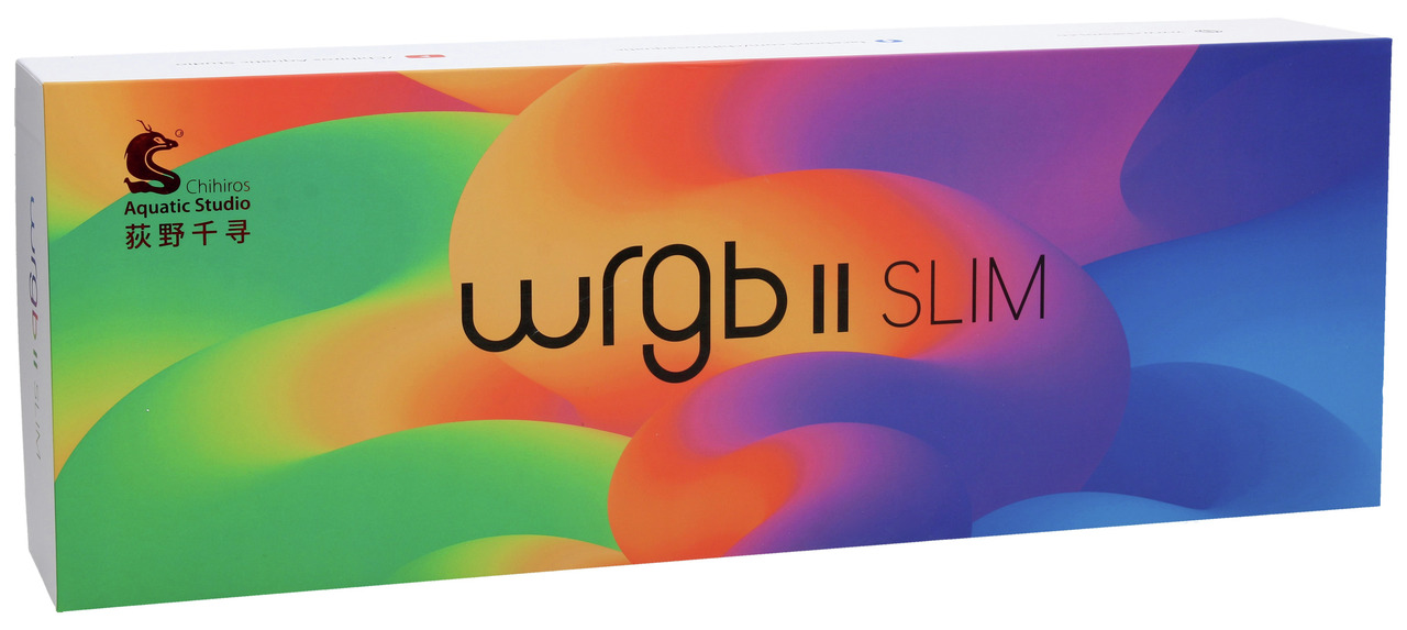 Chihiros WRGB II Slim LED-Leuchte, für Aquarienliebhaber & Pflanzen, optimiertes Licht f. Wachstum & Farben, modernes Design.