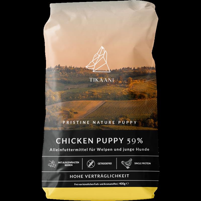 Tikaani Puppy Chicken 59 % Hunde Trockenfutter 400 g
