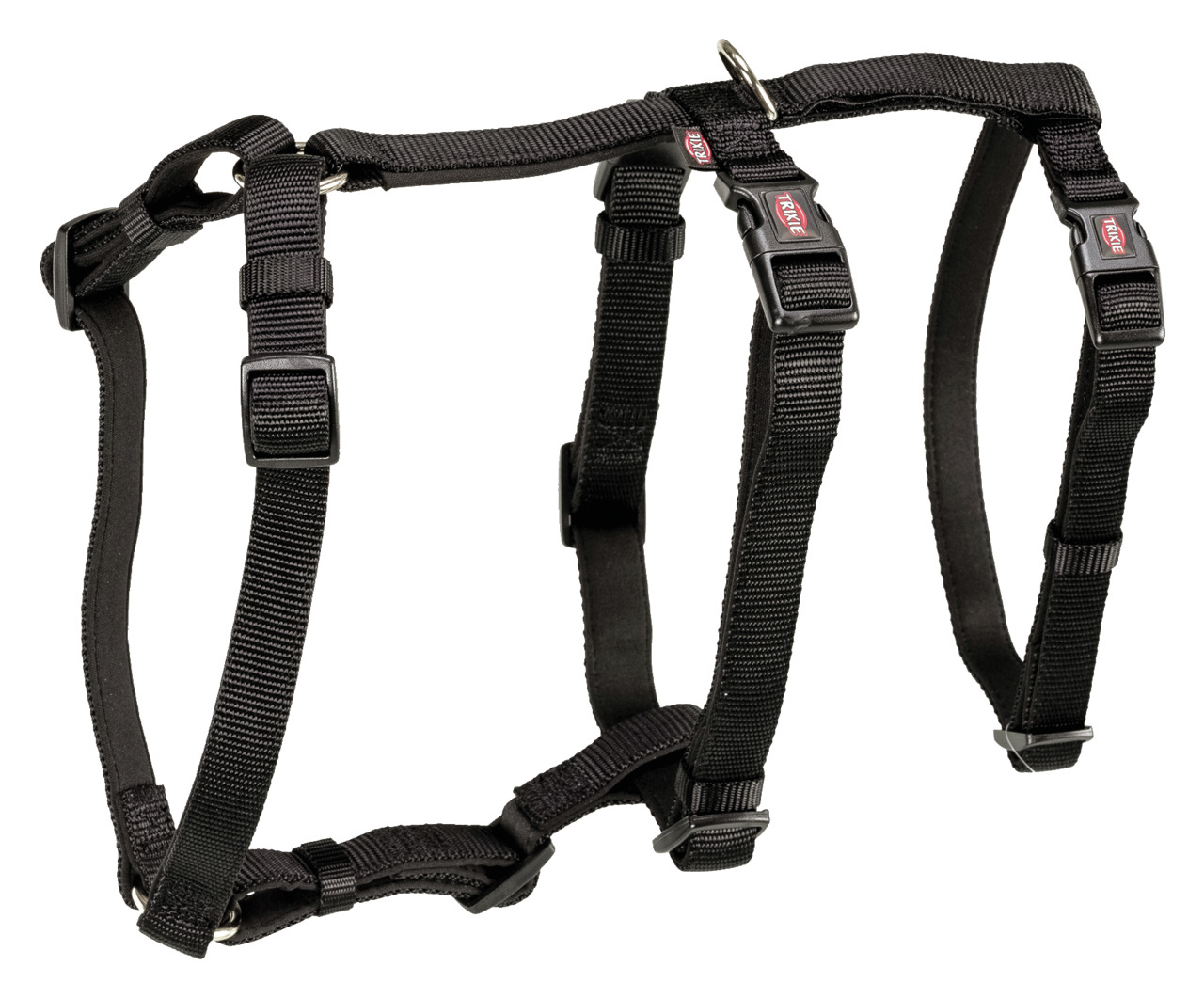 TRIXIE Safety Harness Hundegeschirr, robustes Nylon, verstellbar, Klickverschlüsse, Komfort+Sicherheit, ideal f. Spaziergänge/Auto.
