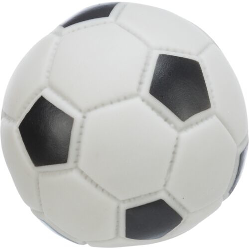 TRIXIE Hundespielzeugball, Fußballoptik, für Hunde aller Größen, robustes Material, ideal für Wurf--Apportierspiele.