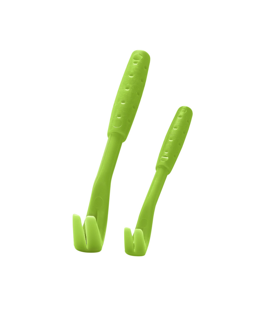 HUNTER Zeckenhaken, 2 Größen, für Hunde & Katzen, robustes Kunststoff, grün, einfache Zeckenentfernung.